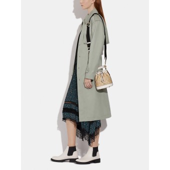 Сумка COACH Dempsey Drawstring Bucket Bag15 C5121 In Signature Canvas Small