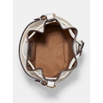 Сумка COACH Dempsey Drawstring Bucket Bag15 C5121 In Signature Canvas Small