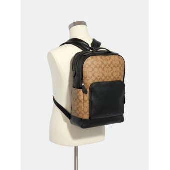 Рюкзак COACH Graham Backpack 38755 In Signature Canvas Large