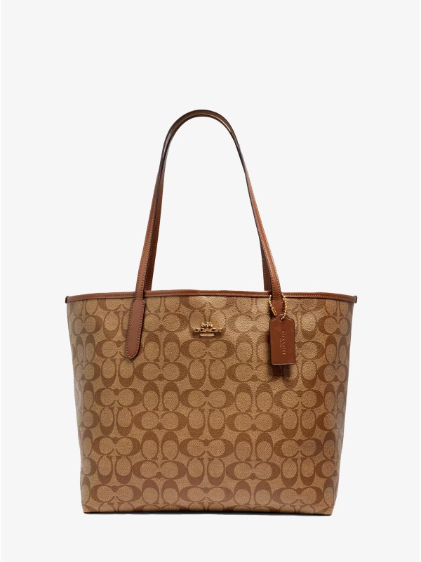Сумка COACH City Tote 5696-1 In Signature Canvas Large Сумка COACH City Tote 5696-1 In Signature Canvas Large