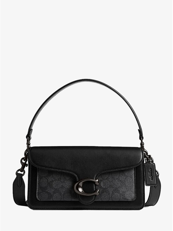 Сумка COACH Tabby Leather Shoulder Bag In Signature Canvas Small Black Сумка COACH Tabby Leather Shoulder Bag In Signature Canvas Small Black