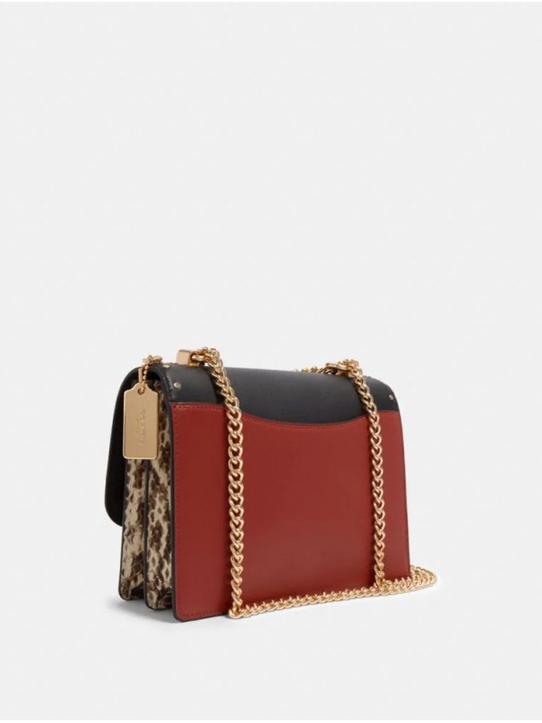 Сумка COACH Klare Crossbody 90400 In Signature Canvas With Rivets Small Сумка COACH Klare Crossbody 90400 In Signature Canvas With Rivets Small