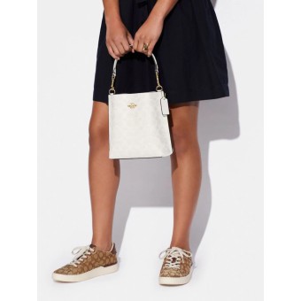 Сумка COACH Small Town Bucket Bag 2312-1 In Signature Canvas Small
