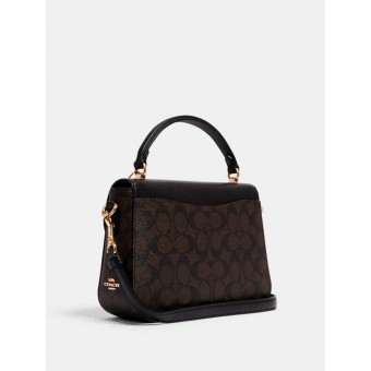 Сумка COACH Marlie Top Handle Satchel C1765 In Signature Canvas Small