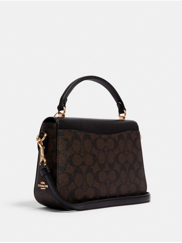 Сумка COACH Marlie Top Handle Satchel C1765 In Signature Canvas Small Сумка COACH Marlie Top Handle Satchel C1765 In Signature Canvas Small