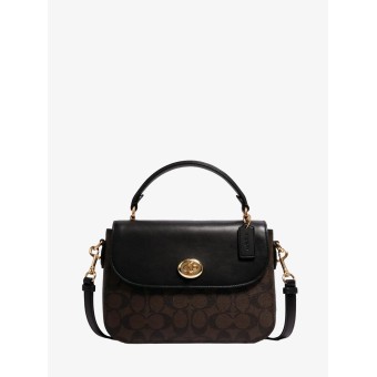 Сумка COACH Marlie Top Handle Satchel C1765 In Signature Canvas Small