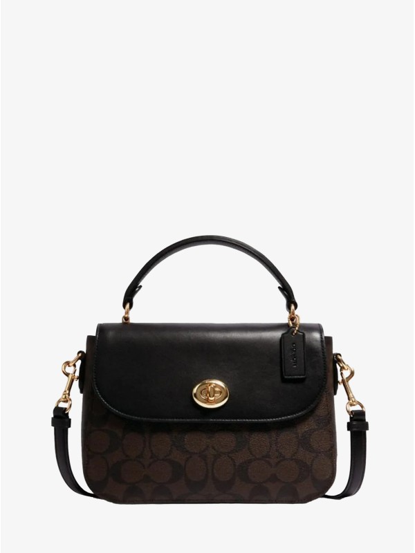 Сумка COACH Marlie Top Handle Satchel C1765 In Signature Canvas Small Сумка COACH Marlie Top Handle Satchel C1765 In Signature Canvas Small