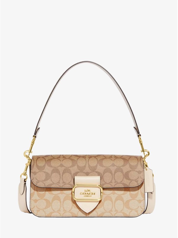 Сумка COACH Morgan Shoulder Bag CH506 In Blocked Signature Canvas Small Сумка COACH Morgan Shoulder Bag CH506 In Blocked Signature Canvas Small