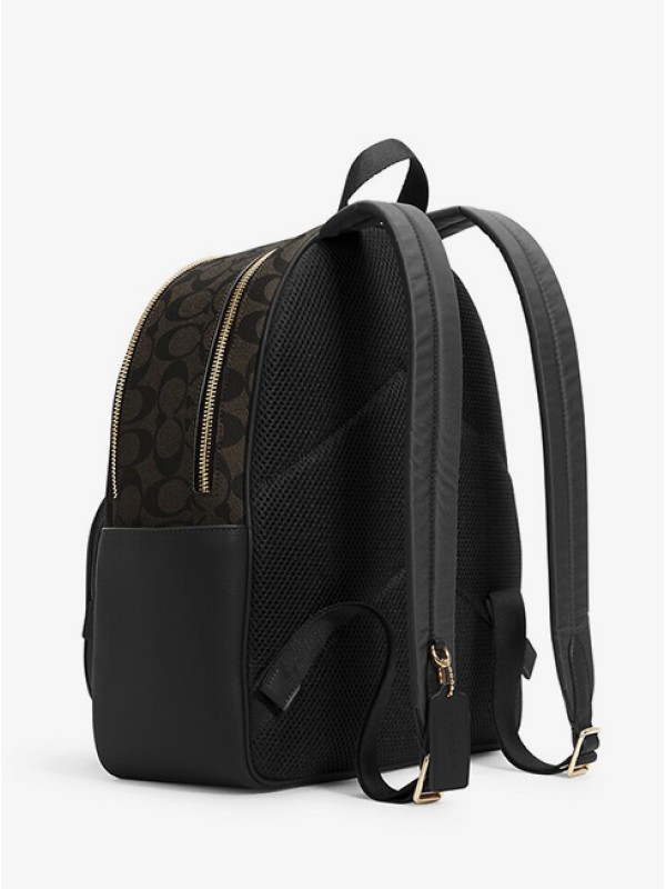 Рюкзак COACH Court Backpack 5671 In Signature Canvas Large Рюкзак COACH Court Backpack 5671 In Signature Canvas Large