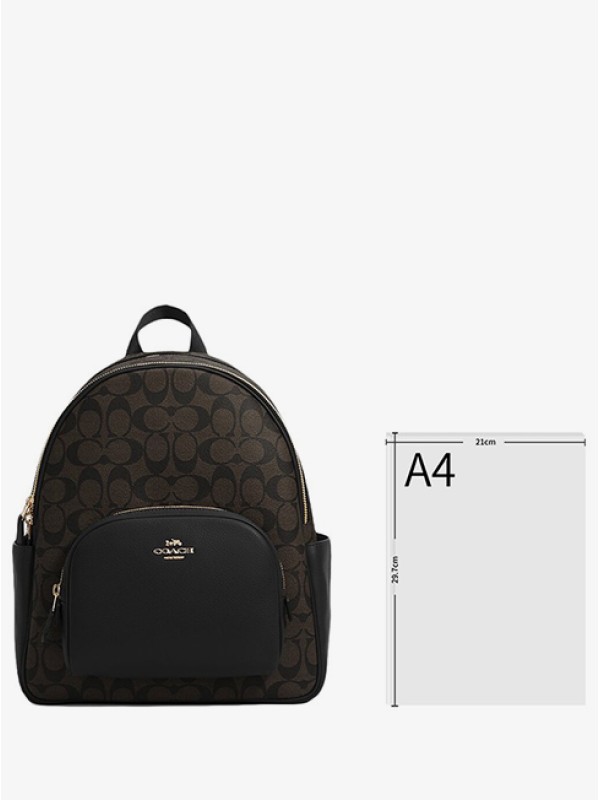 Рюкзак COACH Court Backpack 5671 In Signature Canvas Large Рюкзак COACH Court Backpack 5671 In Signature Canvas Large
