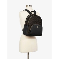 Рюкзак COACH Court Backpack 5671 In Signature Canvas Large