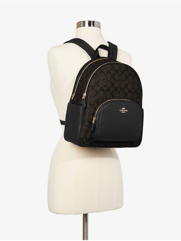 Рюкзак COACH Court Backpack 5671 In Signature Canvas Large Рюкзак COACH Court Backpack 5671 In Signature Canvas Large