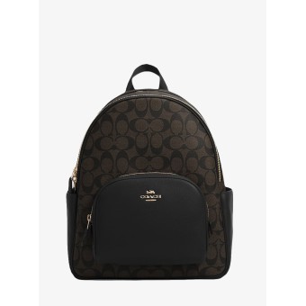 Рюкзак COACH Court Backpack 5671 In Signature Canvas Large