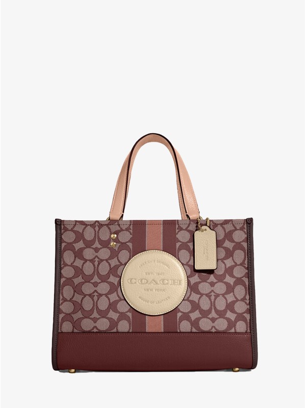Сумка COACH Dempsey Tote 22 C8417-1 In Signature Jacquard With Stripe And Coach Patch Small Сумка COACH Dempsey Tote 22 C8417-1 In Signature Jacquard With Stripe And Coach Patch Small