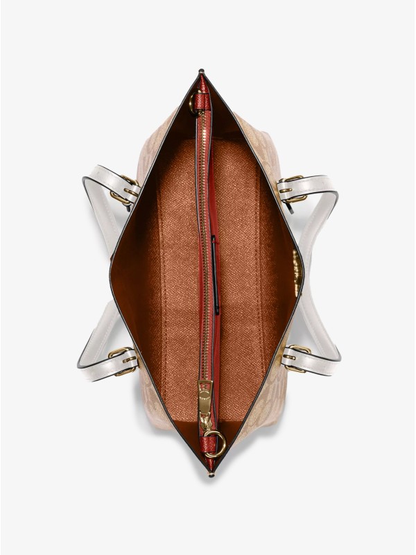 Сумка COACH Mollie Tote In Signature Canvas Сумка COACH Mollie Tote In Signature Canvas