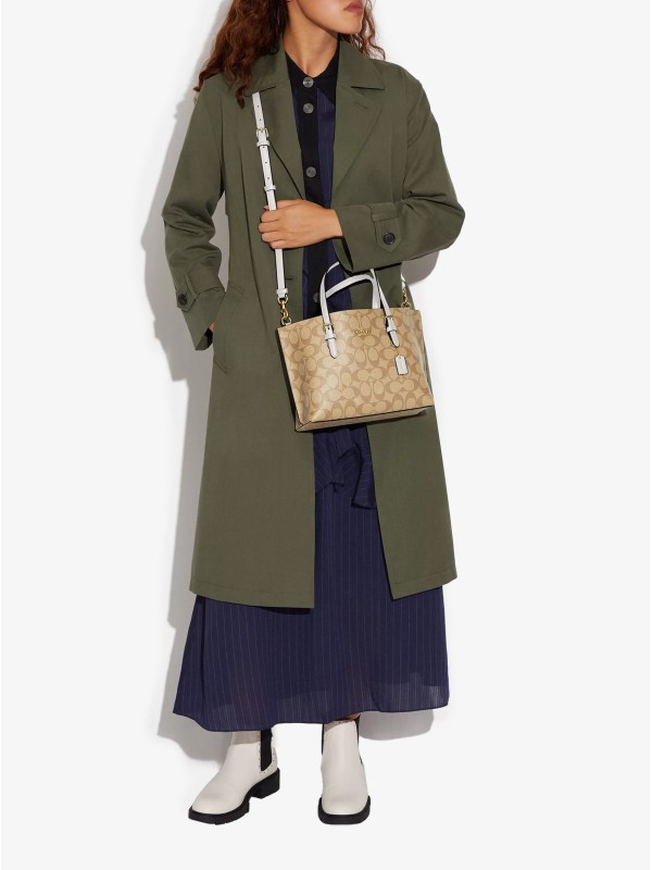 Сумка COACH Mollie Tote In Signature Canvas Сумка COACH Mollie Tote In Signature Canvas