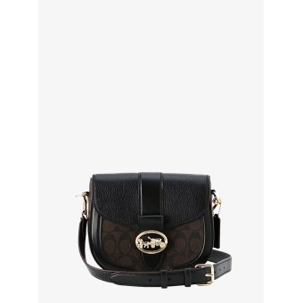 Сумка COACH Georgie Saddle Bag C2806-2 In Signature Canvas Small