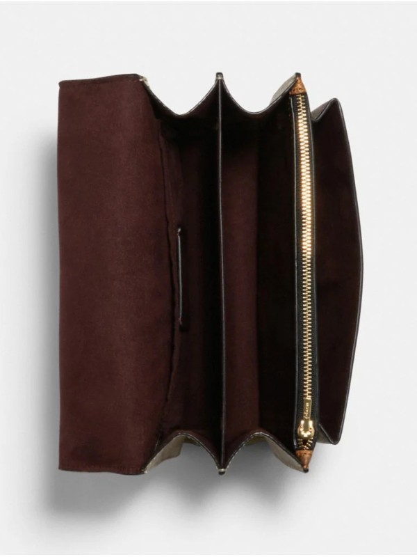 Сумка COACH Klare Crossbody 1424-1 In Blocked Signature Canvas Small Сумка COACH Klare Crossbody 1424-1 In Blocked Signature Canvas Small