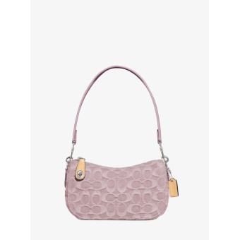 Сумка COACH Swinger Shoulder Bag In Signature Monogram Denim Medium