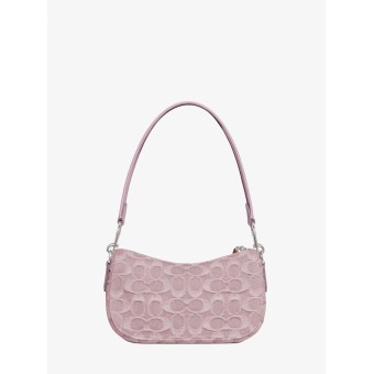 Сумка COACH Swinger Shoulder Bag In Signature Monogram Denim Medium