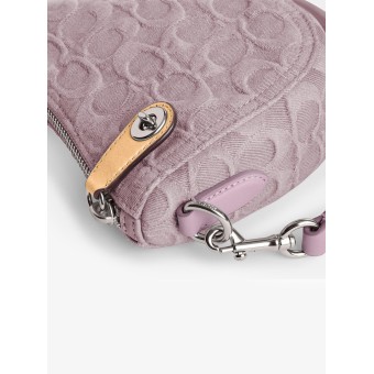 Сумка COACH Swinger Shoulder Bag In Signature Monogram Denim Medium