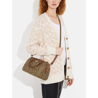 Сумка COACH Mini Rowan Crossbody C9947 In Signature Canvas Small