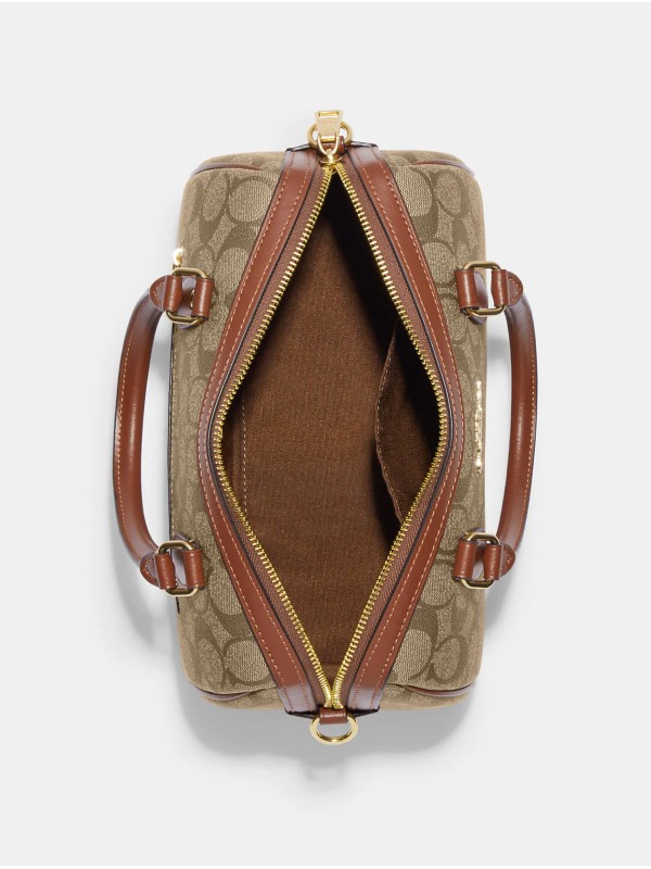 Сумка COACH Mini Rowan Crossbody C9947 In Signature Canvas Small Сумка COACH Mini Rowan Crossbody C9947 In Signature Canvas Small