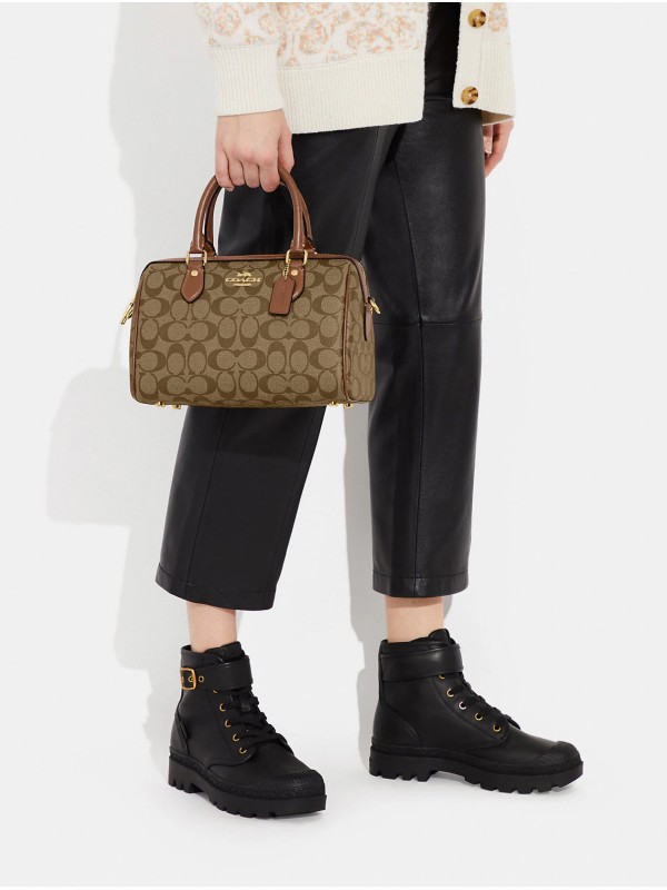 Сумка COACH Mini Rowan Crossbody C9947 In Signature Canvas Small Сумка COACH Mini Rowan Crossbody C9947 In Signature Canvas Small