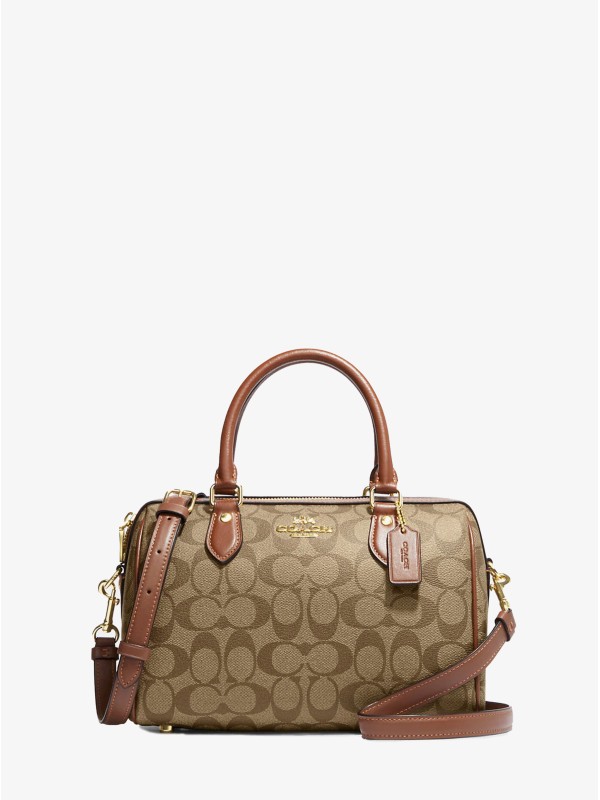 Сумка COACH Mini Rowan Crossbody C9947 In Signature Canvas Small Сумка COACH Mini Rowan Crossbody C9947 In Signature Canvas Small