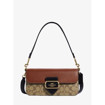 Сумка COACH Morgan Shoulder Bag CE560 In Colorblock Signature Canvas Small
