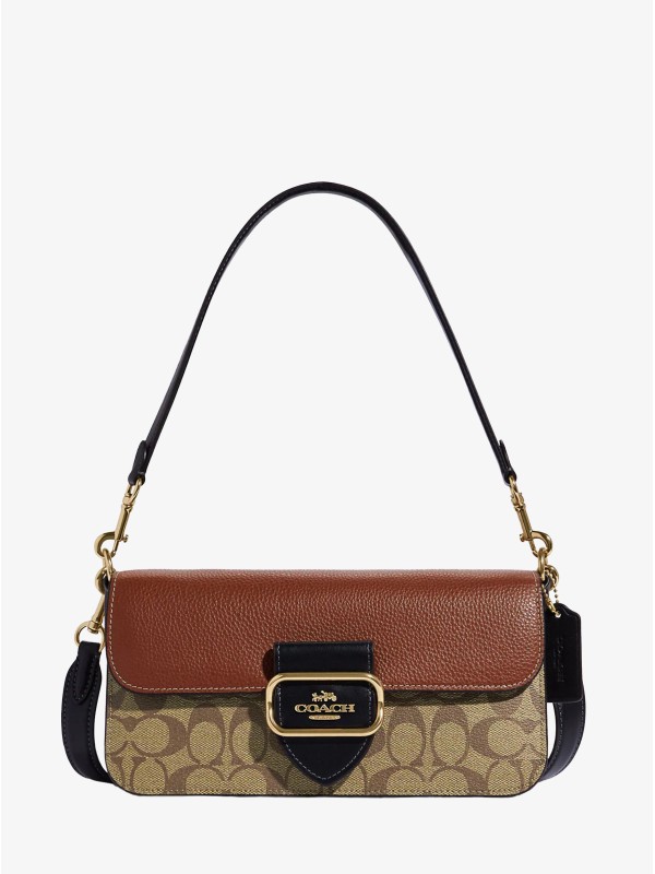 Сумка COACH Morgan Shoulder Bag CE560 In Colorblock Signature Canvas Small Сумка COACH Morgan Shoulder Bag CE560 In Colorblock Signature Canvas Small