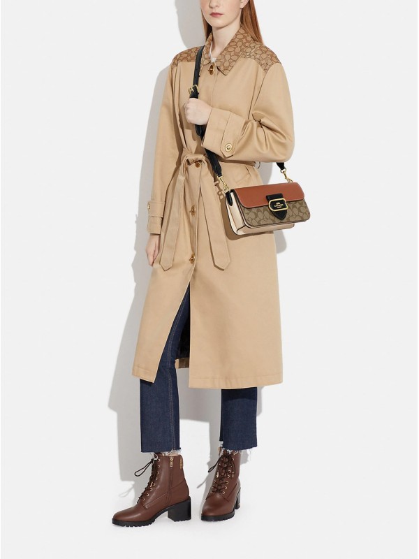 Сумка COACH Morgan Shoulder Bag CE560 In Colorblock Signature Canvas Small Сумка COACH Morgan Shoulder Bag CE560 In Colorblock Signature Canvas Small