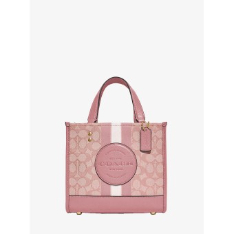 Сумка COACH Dempsey Tote 22 In Signature Jacquard With Stripe And Coach Patch Small