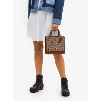 Сумка COACH Dempsey Tote Bag With Mickey Mouse Print Small