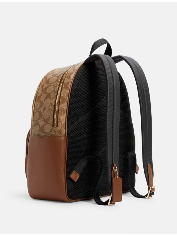 Рюкзак COACH Court Backpack 5671-1 In Signature Canvas Large Рюкзак COACH Court Backpack 5671-1 In Signature Canvas Large