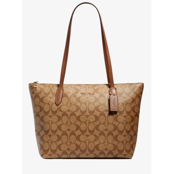 Сумка COACH Zip Top Tote Bag C4455 Charm Medium