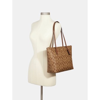Сумка COACH Zip Top Tote Bag C4455 Charm Medium