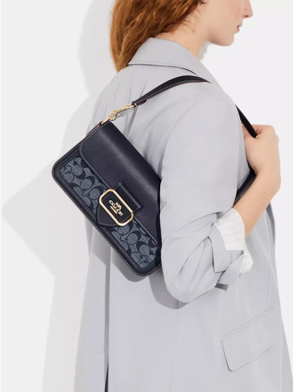 Сумка COACH Morgan Shoulder Bag CH137 In Signature Chambray Small Сумка COACH Morgan Shoulder Bag CH137 In Signature Chambray Small