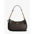 Сумка COACH Teri Leather Shoulder Bag In Signature Canvas Medium Сумка COACH Teri Leather Shoulder Bag In Signature Canvas Medium