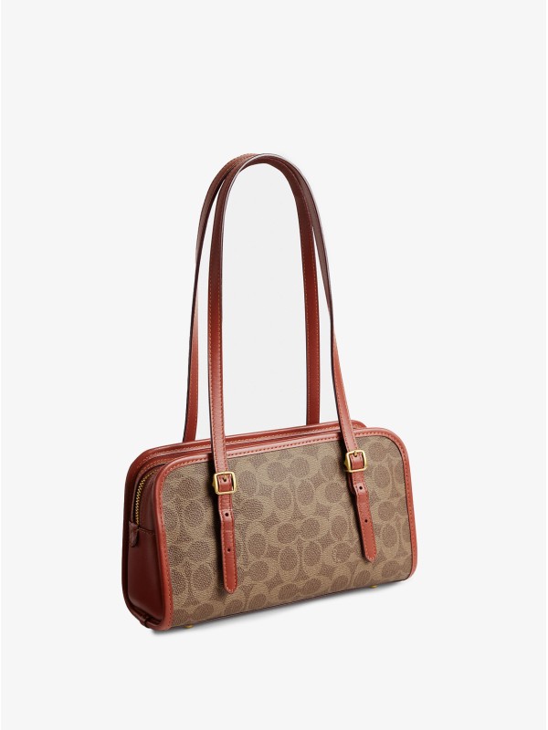 Сумка COACH Swing Zip Leather Shoulder Bag Сумка COACH Swing Zip Leather Shoulder Bag