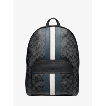 Рюкзак COACH Houston Backpack 67250 In Signature Canvas With Varsity Stripe Large