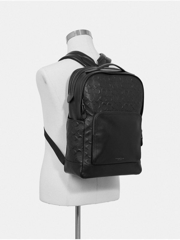 Рюкзак COACH Graham Backpack 50719 In Signature Leather Large Рюкзак COACH Graham Backpack 50719 In Signature Leather Large