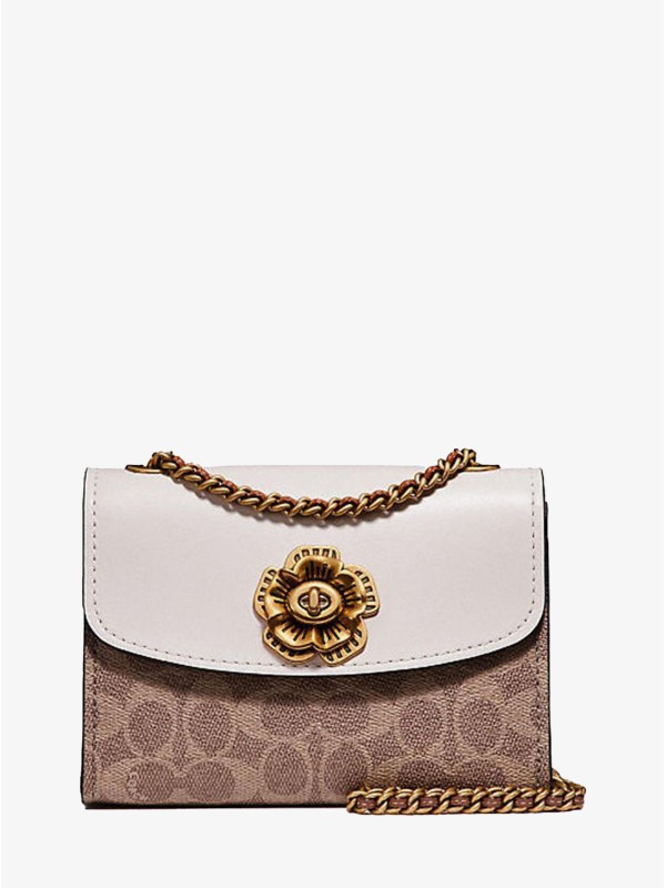 Сумка COACH Parker In Colorblock 30585-1 Signature Canvas Small Сумка COACH Parker In Colorblock 30585-1 Signature Canvas Small