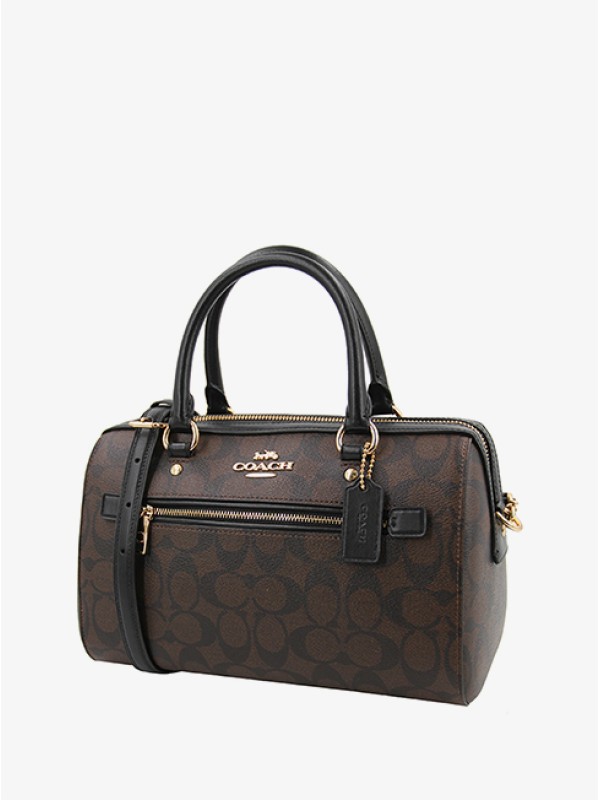 Сумка COACH Rowan Satchel 83607-3 In Signature Canvas Medium Сумка COACH Rowan Satchel 83607-3 In Signature Canvas Medium