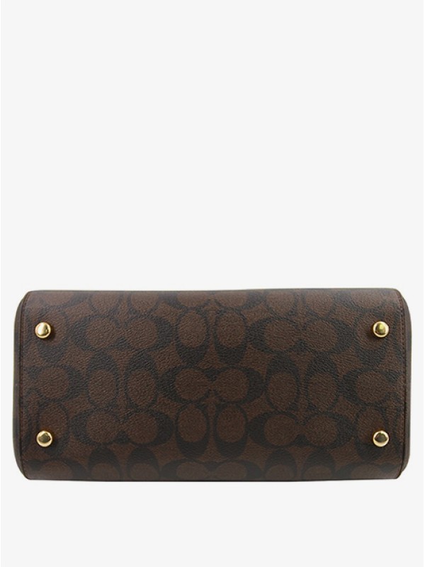 Сумка COACH Rowan Satchel 83607-3 In Signature Canvas Medium Сумка COACH Rowan Satchel 83607-3 In Signature Canvas Medium