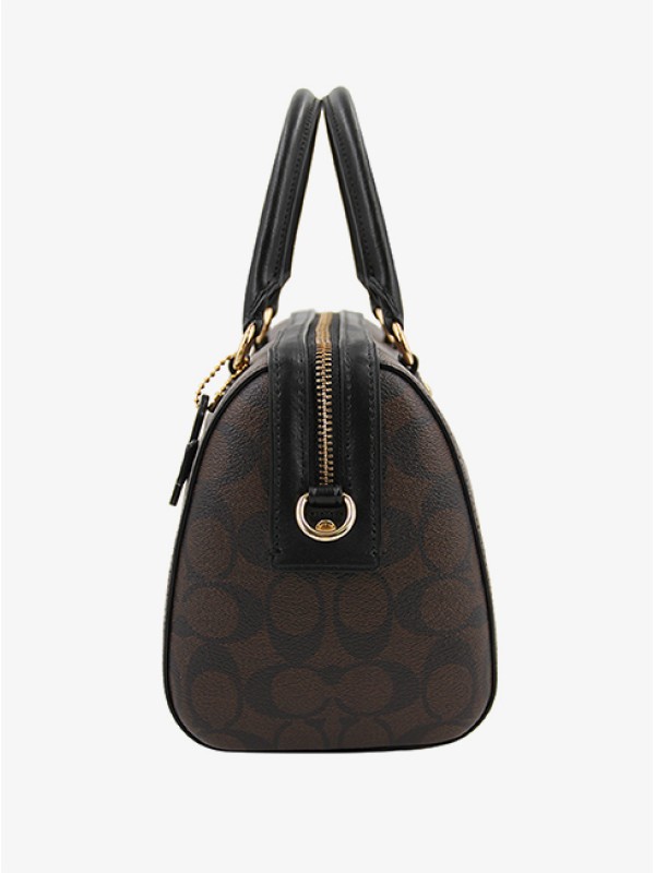 Сумка COACH Rowan Satchel 83607-3 In Signature Canvas Medium Сумка COACH Rowan Satchel 83607-3 In Signature Canvas Medium