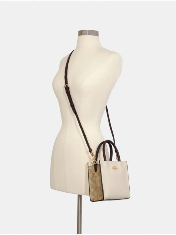 Сумка COACH Mini Cally Crossbody C2183 In Colorblock Signature Canvas Small Сумка COACH Mini Cally Crossbody C2183 In Colorblock Signature Canvas Small