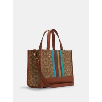 Сумка COACH Dempsey Carryall CC905 In Signature Jacquard With Stripe And Coach Patch Medium