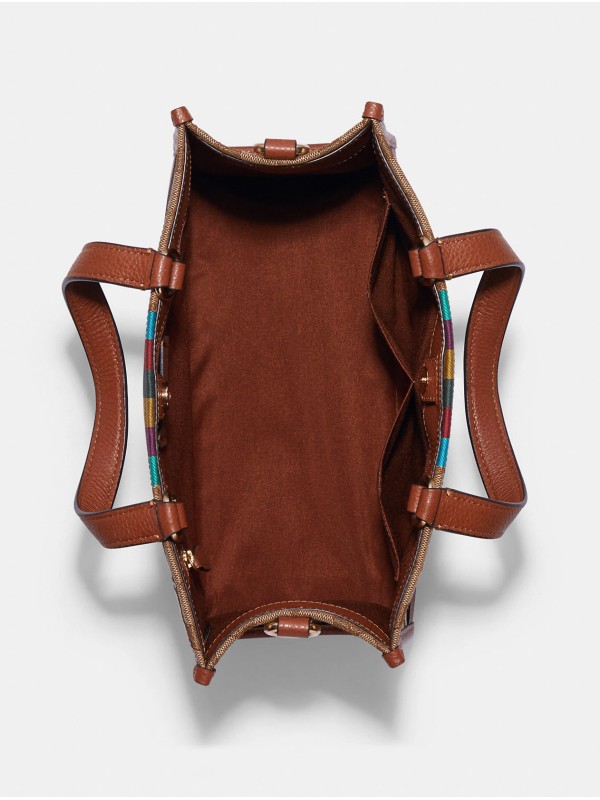 Сумка COACH Dempsey Carryall CC905 In Signature Jacquard With Stripe And Coach Patch Medium Сумка COACH Dempsey Carryall CC905 In Signature Jacquard With Stripe And Coach Patch Medium