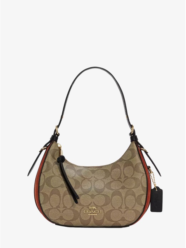 Сумка COACH Kleo Hobo C6809 In Signature Canvas Small Сумка COACH Kleo Hobo C6809 In Signature Canvas Small